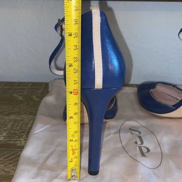 SJP Tanny Blue Mary Jane 4” Heels - Picture 12 of 16